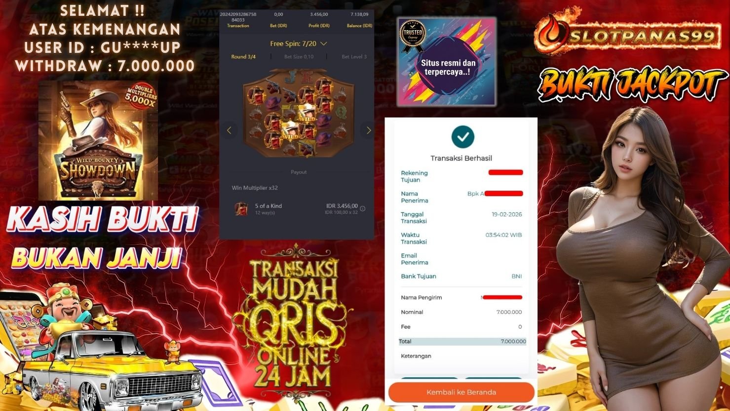 SLOTPANAS99 JACKPOT SLOT WILD BOUNTY SHOWDOWN